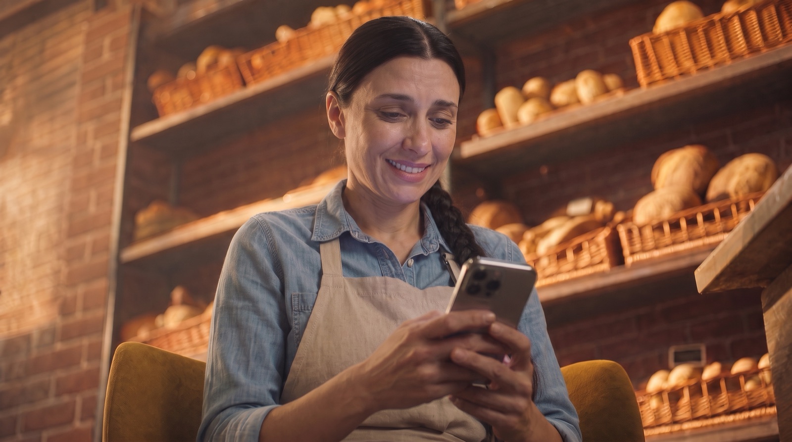 The handheld micro-drift in the bakery